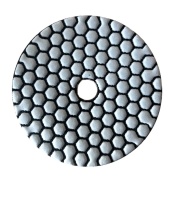 Круг алмазный шлифовальный по камню гибкий 5#, 100 мм,сухой, голубой "Бык" оптом